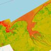 SynthÚse mensuelle de l'indice d'humidité NDVI dans la Baie de Bombetoka (Madagascar). © MangMap