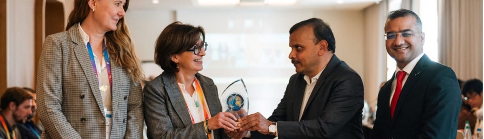 Passage de présidence entre l’ISRO et le CNES le 8 Octobre 2025 (Copyright : @2025 Lisa Marie Photographie)