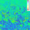 Albédo Sentinel-2 sur une partie des Pyrénées.