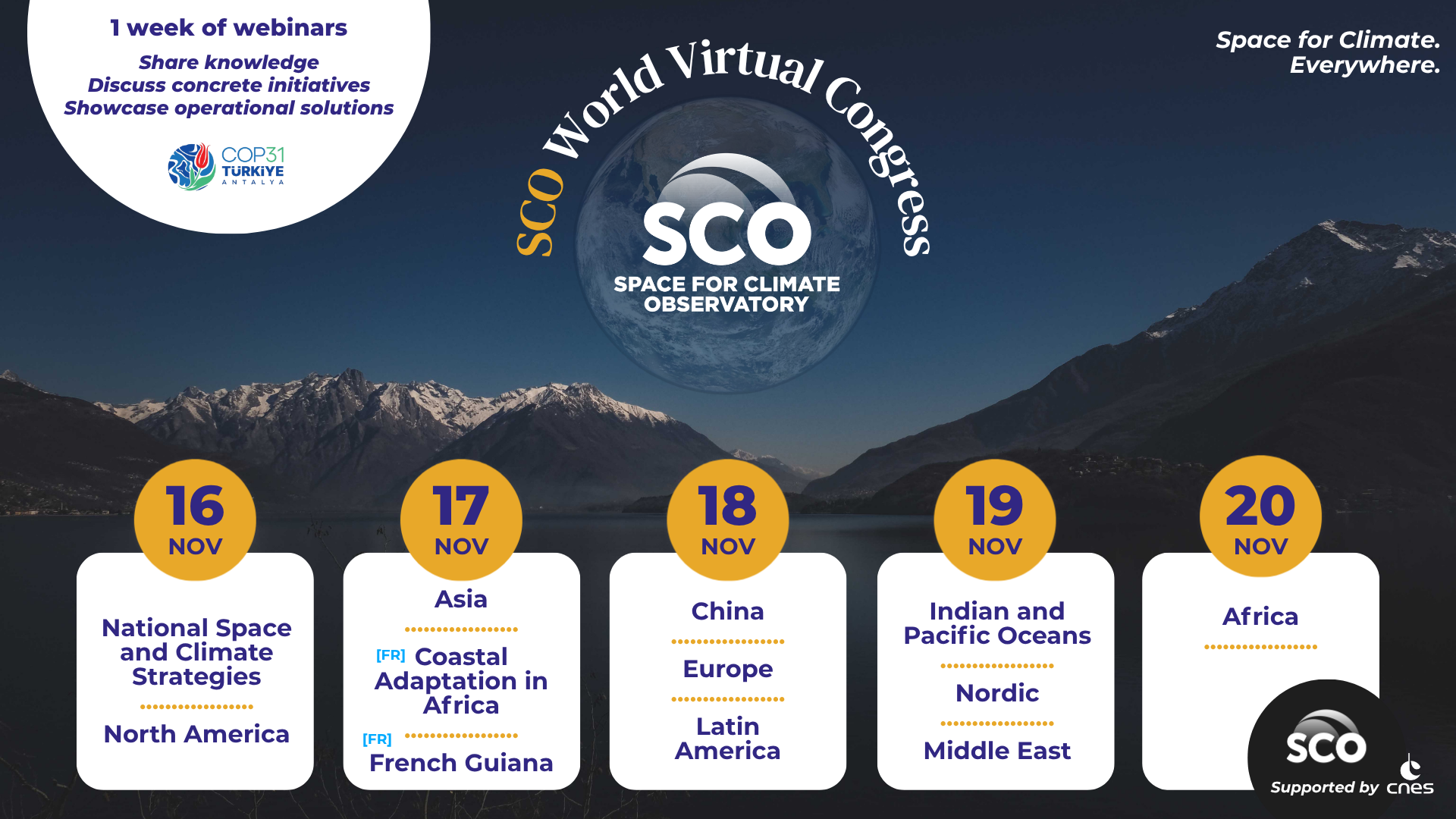 poster officiel du SCO World Virtual Congress